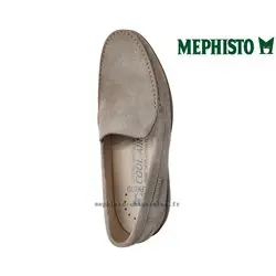 Mephisto Ianik Taupe Velours mocassin 69298
