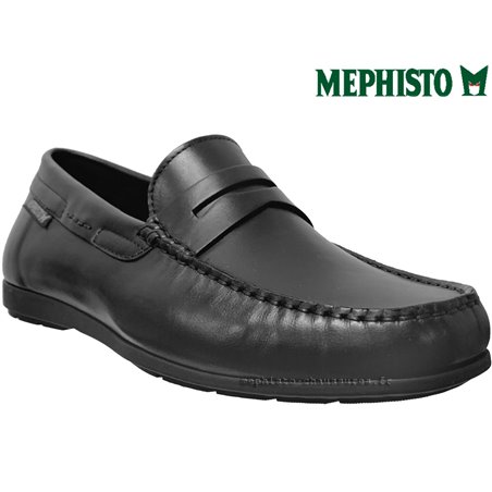Mephisto ALYON Noir cuir mocassin 69404