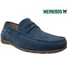 Mephisto ALYON Bleu velours mocassin 69409