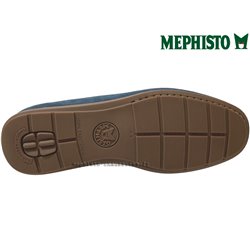 Mephisto ALYON Bleu velours mocassin 69411