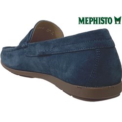 Mephisto ALYON Bleu velours mocassin 69412
