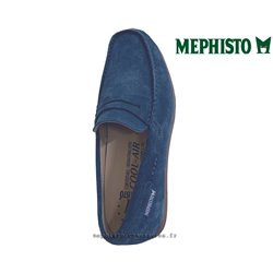 Mephisto ALYON Bleu velours mocassin 69413