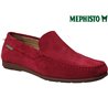 Mephisto ALGORAS Rouge velours mocassin 70369