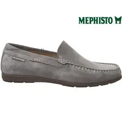 Mephisto ALGORAS Gris clair velours mocassin 70755
