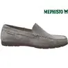 Mephisto ALGORAS Gris clair velours mocassin 70755