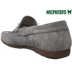 Mephisto ALGORAS Gris clair velours mocassin 70757