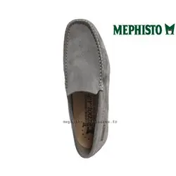 Mephisto ALGORAS Gris clair velours mocassin 70758
