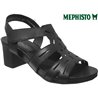 Mephisto Blanca Noir cuir sandale 70764