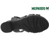 Mephisto Blanca Noir cuir sandale 70766