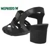 Mephisto Blanca Noir cuir sandale 70767