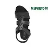 Mephisto Blanca Noir cuir sandale 70768