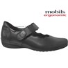 Mobils by Mephisto Flora Noir cuir ballerine 71296
