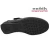 Mobils by Mephisto Flora Noir cuir ballerine 71297