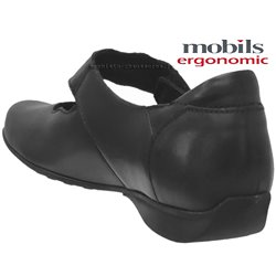 Mobils by Mephisto Flora Noir cuir ballerine 71298