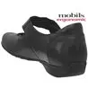 Mobils by Mephisto Flora Noir cuir ballerine 71298