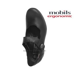 Mobils by Mephisto Flora Noir cuir ballerine 71299