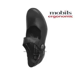 Mobils by Mephisto Flora Noir cuir ballerine 71299