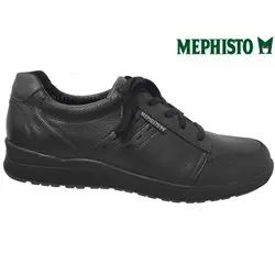 Mephisto Vincente Noir cuir lacets_derbies 71401