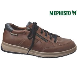 Mephisto Lisandro w Marron clair cuir lacets_derbies 72001
