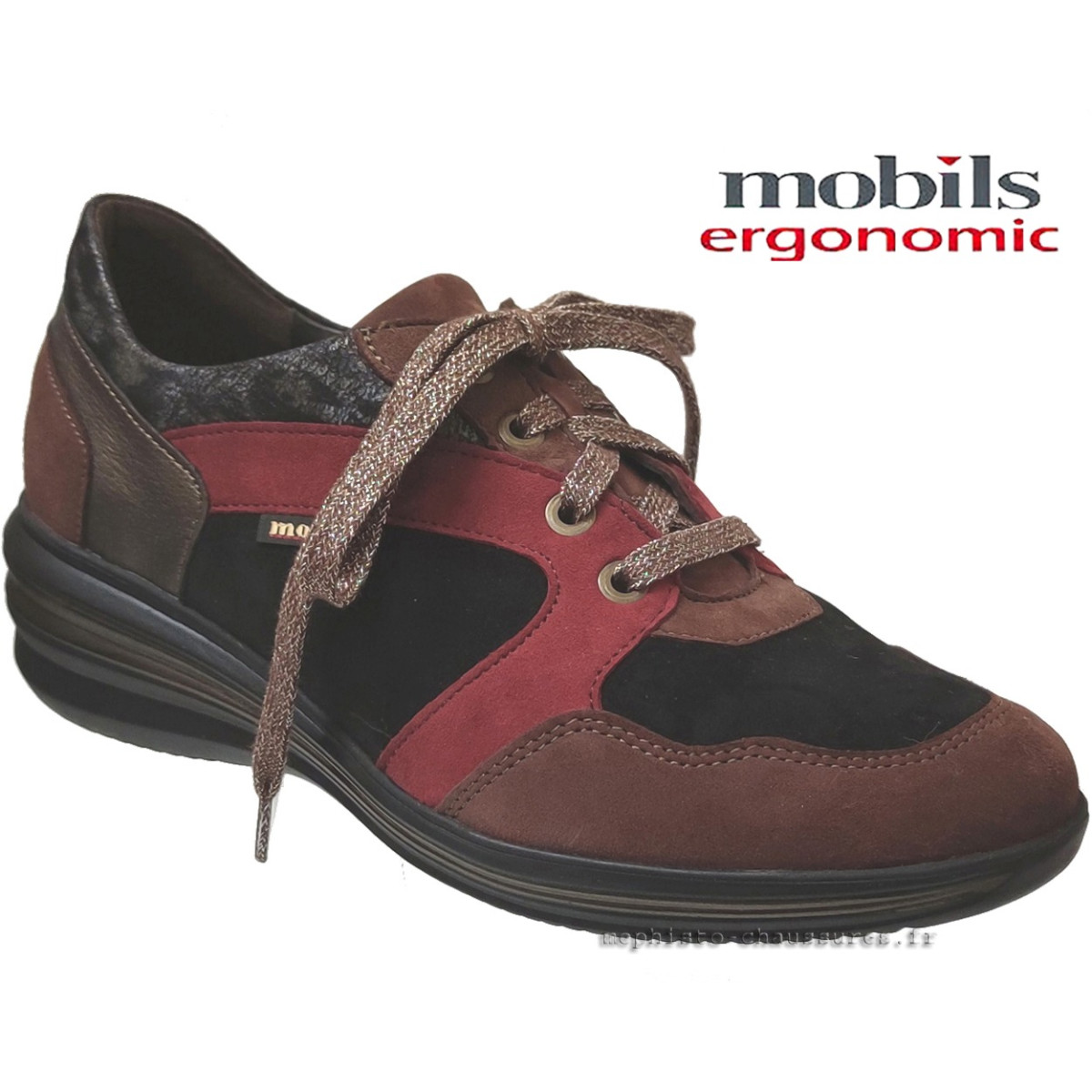 Mobils by Mephisto Sabryna Marron/Doré a_talon_derbies 72010