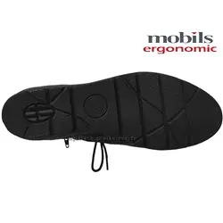 Mobils by Mephisto Naomie Noir/Gris cuir bottine 72662