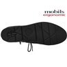 Mobils by Mephisto Naomie Noir/Gris cuir bottine 72662