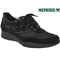 Mephisto Ylona Noir cuir lacets_richelieu 72945
