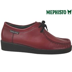 Mephisto CHRISTY Rouge cuir lacets_derbies 75130