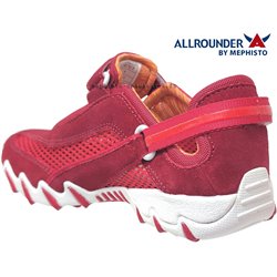 Allrounder Niro filet Rouge velours basket_mode_basse 75336