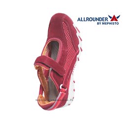 Allrounder Niro filet Rouge velours basket_mode_basse 75337