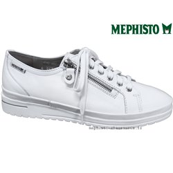 Mephisto June Blanc cuir lacets_derbies 77579