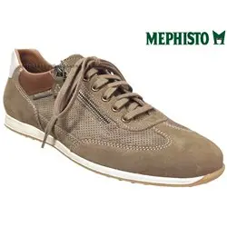 Mephisto Leon Marron nubuck lacets_richelieu