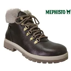 Mephisto Zelda Marron foncé cuir bottillon