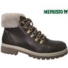 Mephisto Zelda Marron foncé cuir bottillon