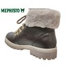 Mephisto Zelda Marron foncé cuir bottillon