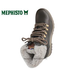 Mephisto Zelda Marron foncé cuir bottillon