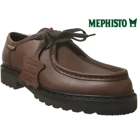 Mephisto Peppo Marron cuir lacets_derbies