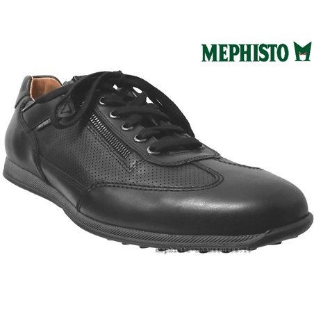 Mephisto Leon Noir cuir lacets_richelieu