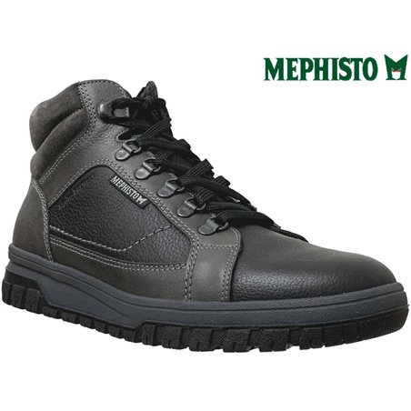 Mephisto Pitt Noir/Gris cuir boots