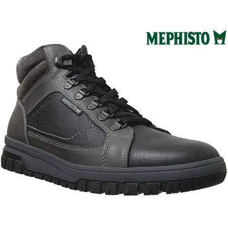 Mephisto Pitt Noir/Gris cuir boots