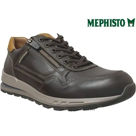 Mephisto Bradley Marron foncé cuir lacets_richelieu