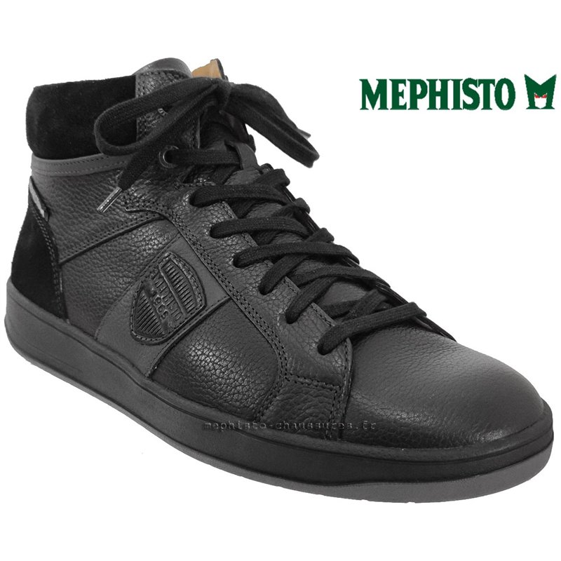 Mephisto Heliot Noir cuir bottillon