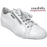 Mobils by Mephisto HAWAI Blanc cuir lacets_derbies