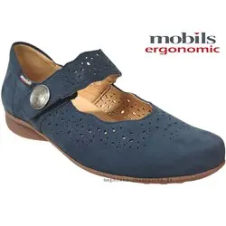 Mobils by Mephisto FABIENNE Marine nubuck ballerine