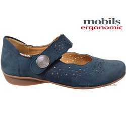 Mobils by Mephisto FABIENNE Marine nubuck ballerine