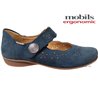 Mobils by Mephisto FABIENNE Marine nubuck ballerine