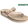 Mephisto Helenia Rose métallisé tong