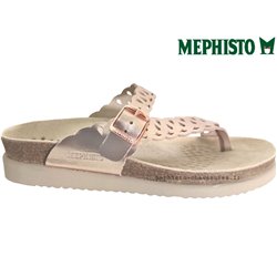 Mephisto Helenia Rose métallisé tong