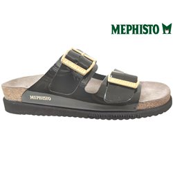 Mephisto Hester Noir vernis mule
