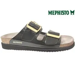 Mephisto Hester Noir vernis mule